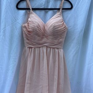 PEARL PINK BRIDESMAID DRESS!!